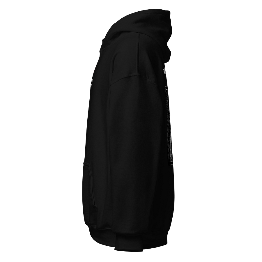 Hermit mód Black Hoodie product image (3)