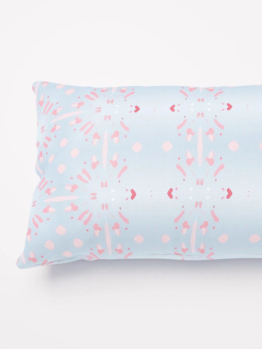 Pink Splashes & Red Hearts Pillow product image (3)