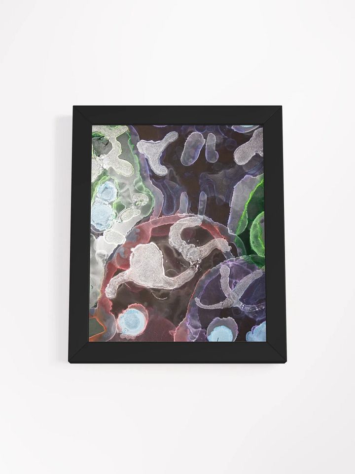 Sugar Skulls Dia de Lost Muertos Ink ARt Ethereal Layers Framed Poster product image (3)