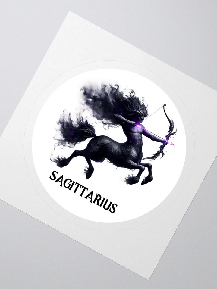 Mythical Sagittarius Zodiac Round Sticker product image (6)
