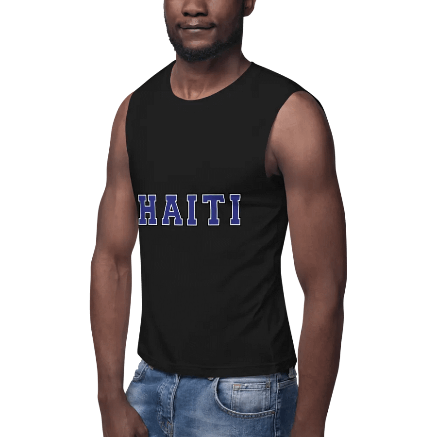 Haiti Varsity Muscle Tank product image (7)
