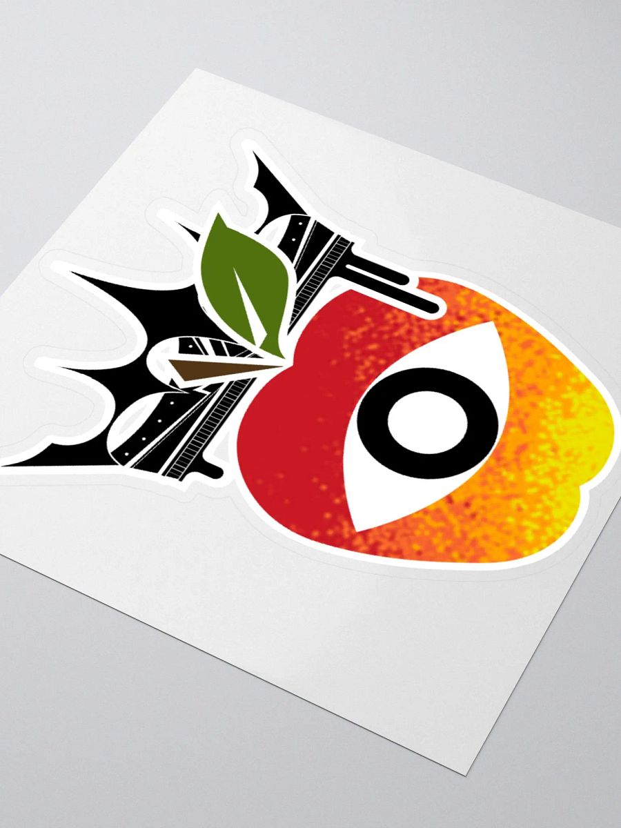 Crowned Apple LARGE (Color) ✦ Kiss Cut Stickers product image (8)