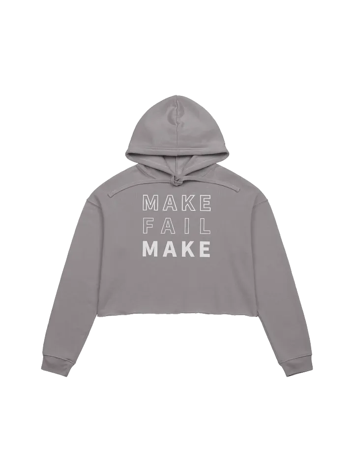 Make / Fail Women's Cropped Hoodie product image (2)