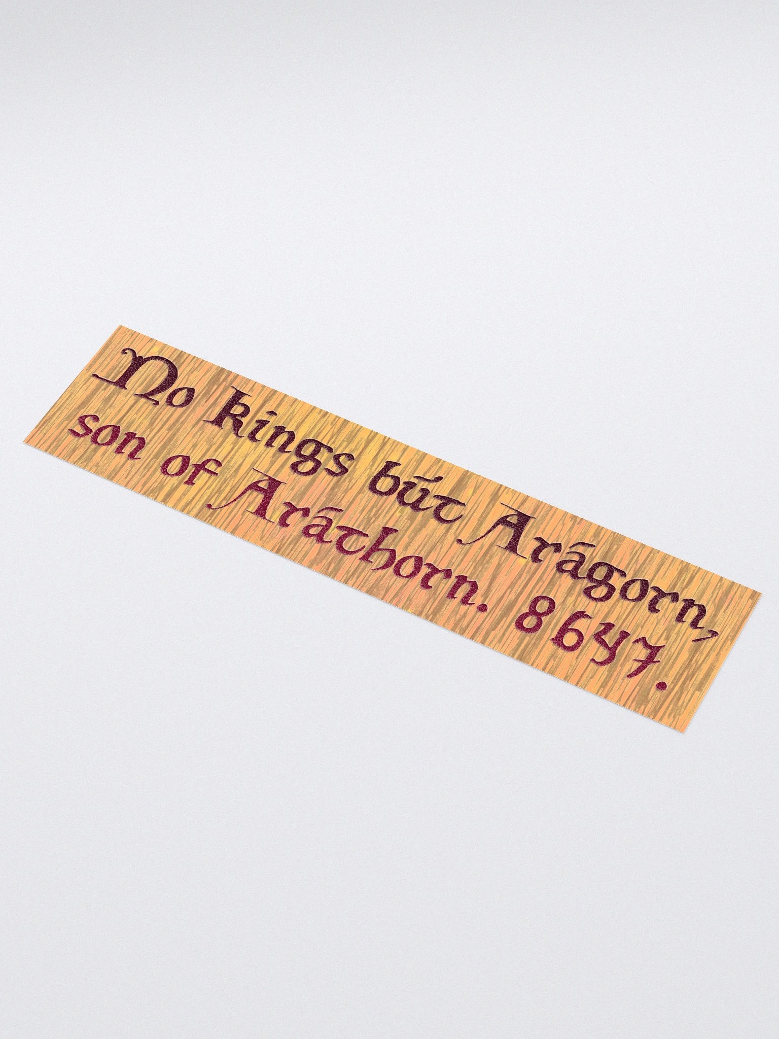 No Kings Bumper Sticker product image (1)