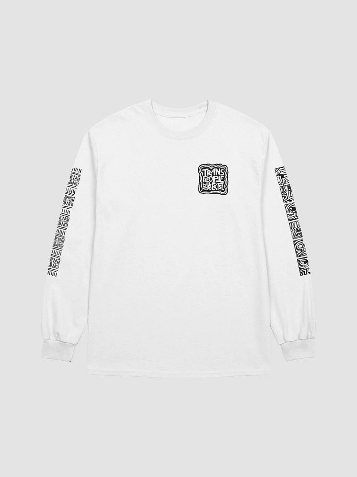 TRANS PEOPLE WILL ALWAYS EXIST. Long Sleeve Top product image (2)