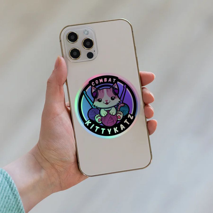 Combat Katz Holographic Sticker Pack product image (6)