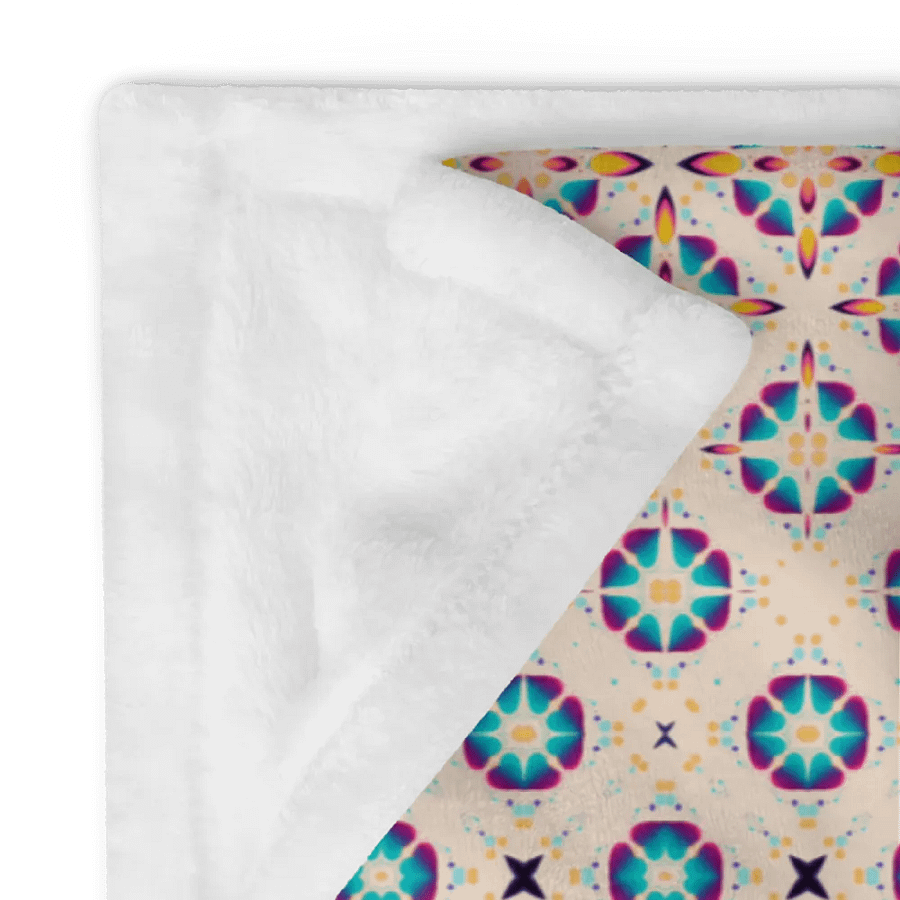 Seamless Metamorphosis Hearts & Stars Patterned Throw Blanket product image (12)