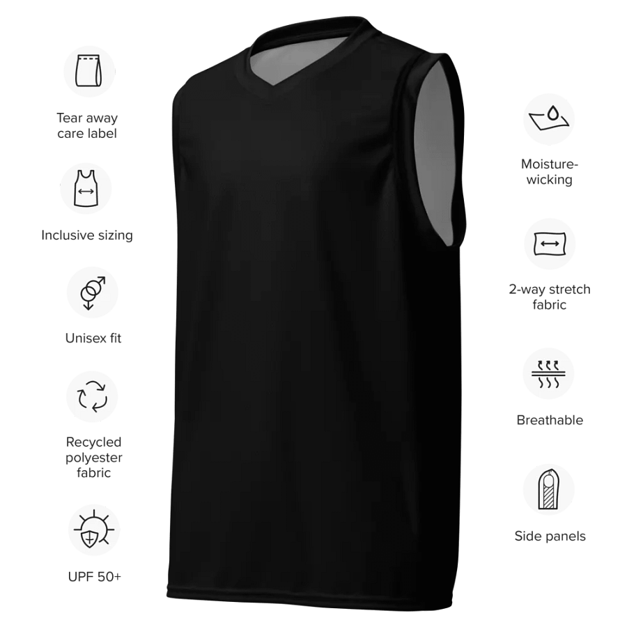 Default All-Over Print Recycled Unisex Basketball Jersey product image (7)