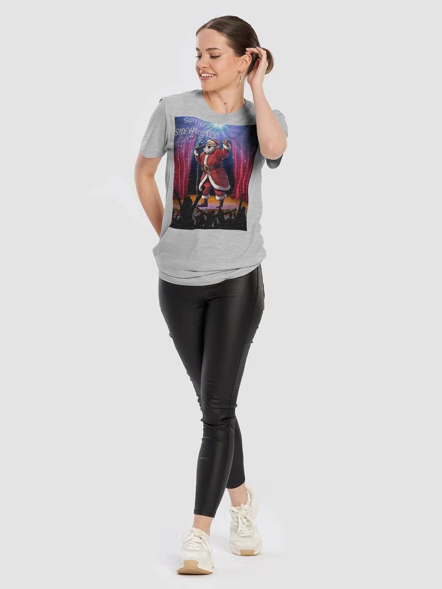 Side Hustle Santa, Karaoke Singing Santa T-shirt product image (60)