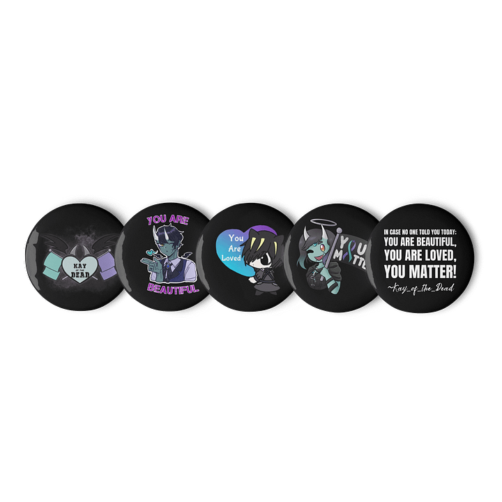 Kay_of_the_Dead Standard Button Pack product image (1)