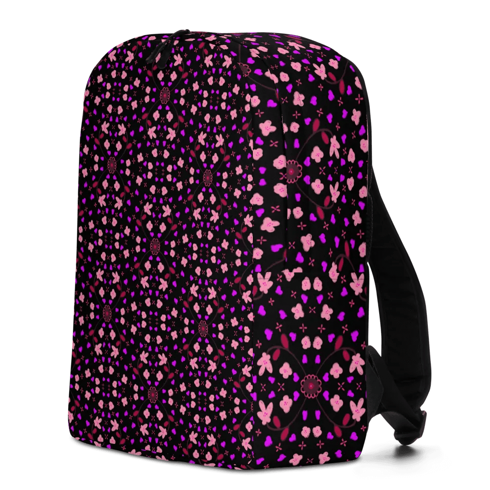 Hearts and Flowers Dark backpack product image (12)