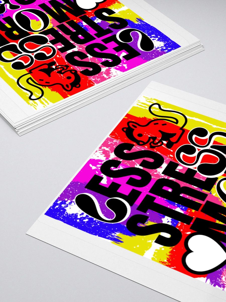LESS STRESS, MORE POOKY Stickers product image (11)