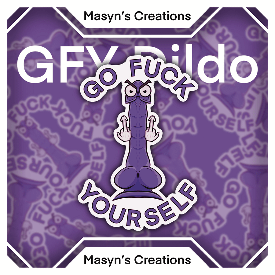 GFY Dildo Sticker product image (1)