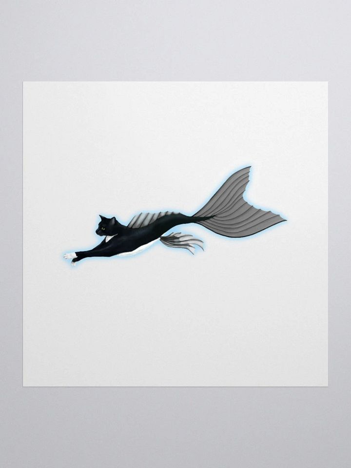 Mermeow Swimming Sticker product image (4)