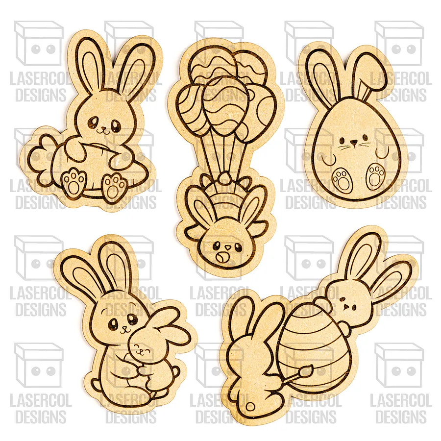 Easter Paint Kit DIY Cut Outs (Set 5-6-7-8) - Laser Cut Files product image (10)