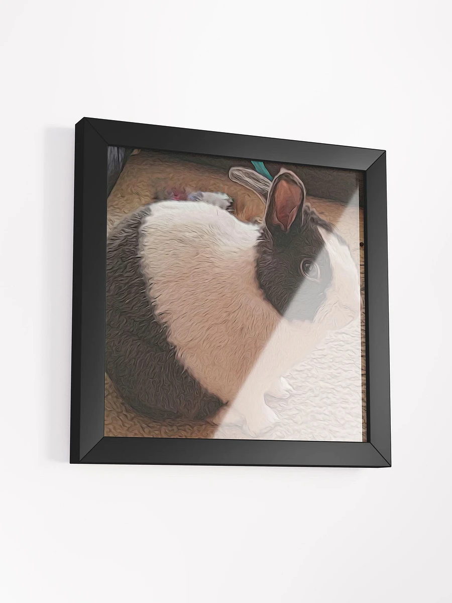 Black and White Bunny Framed Poster product image (32)