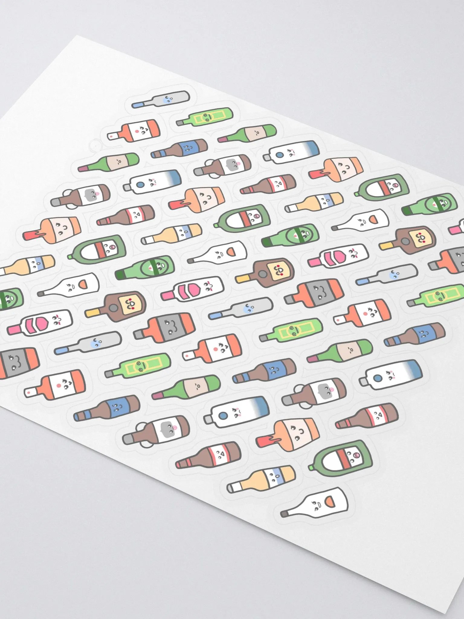 Kawaii Bottles Sticker Sheet product image (2)