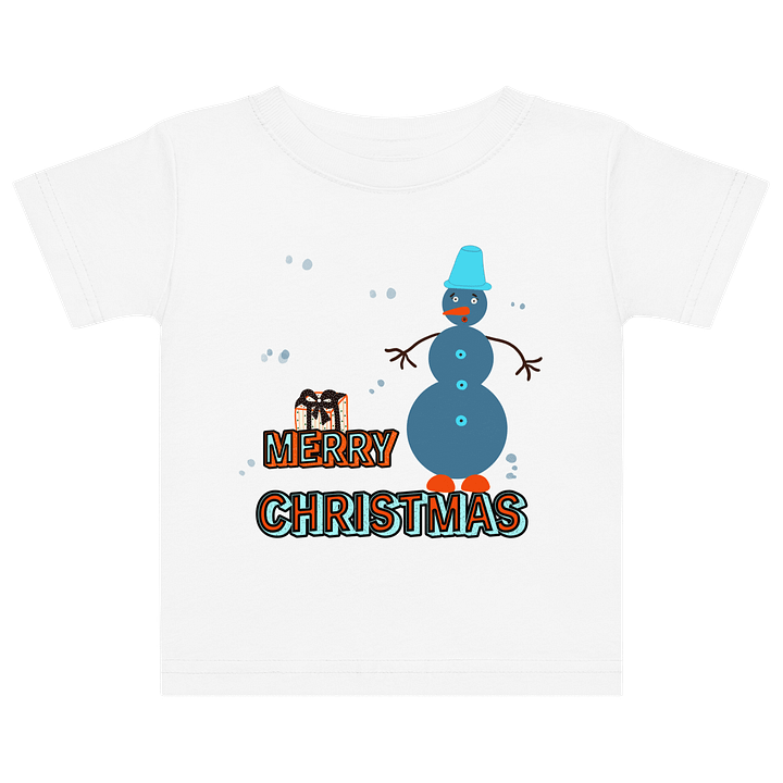 Snowman Surprise Baby Jersey T-Shirt product image (3)