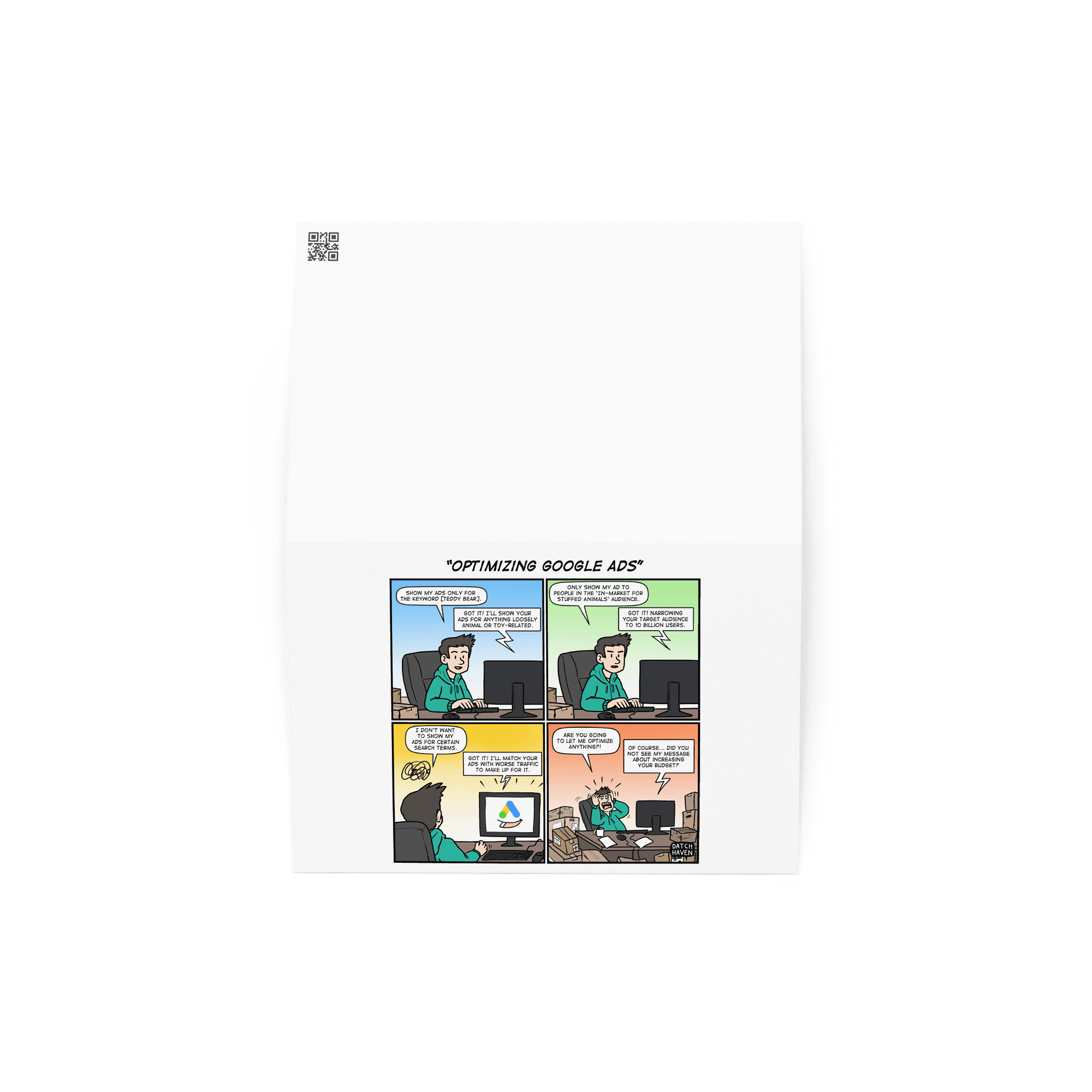 "Optimizing Google Ads" card product image (4)