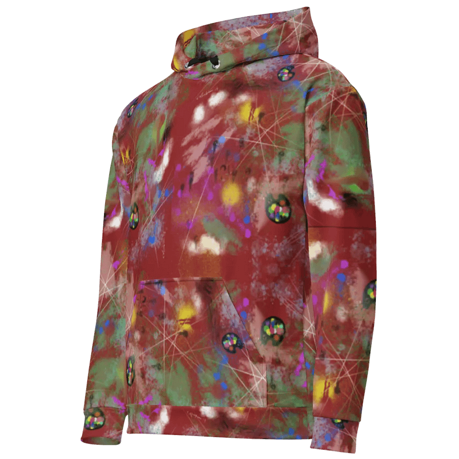 SplatterWear #2 Unisex Art Hoodie/Radish product image (2)