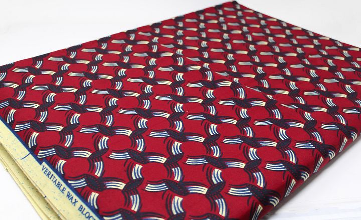 Tessuto Wax Print - Design Geometrico - cod.577/A product image (2)
