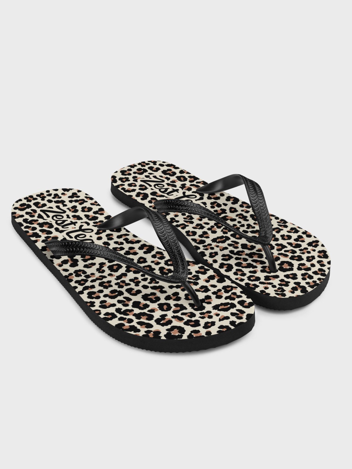 Flip flops "Abstract Animal Leopard Skin Fur Pattern" product image (3)