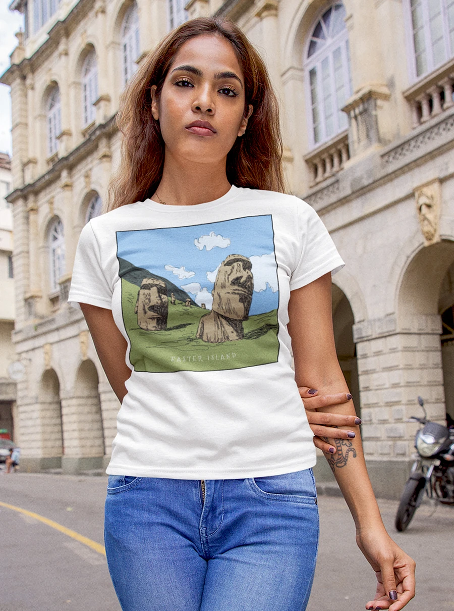 Chile Easter Island Statues Travel Souvenir T-Shirt product image (3)