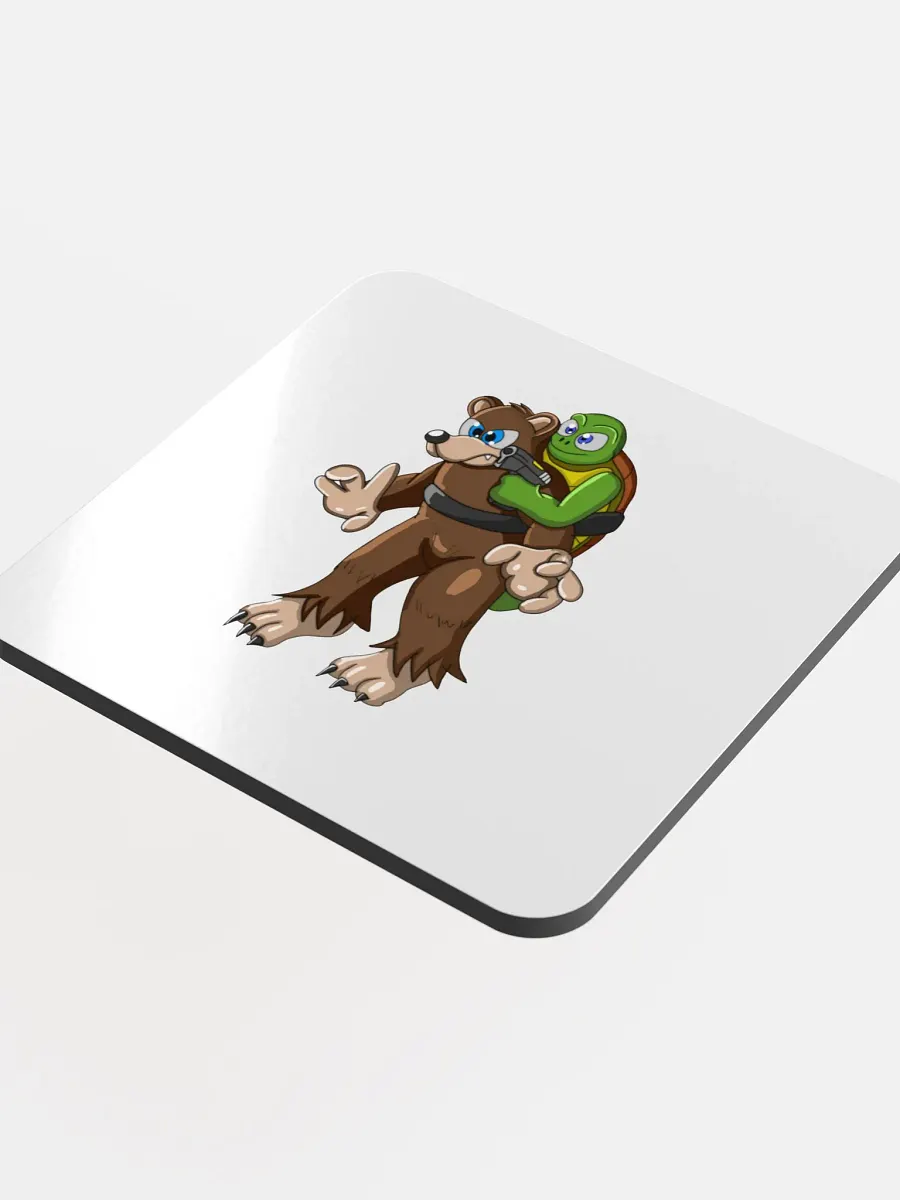 Cub Glossed Cork Coaster product image (4)