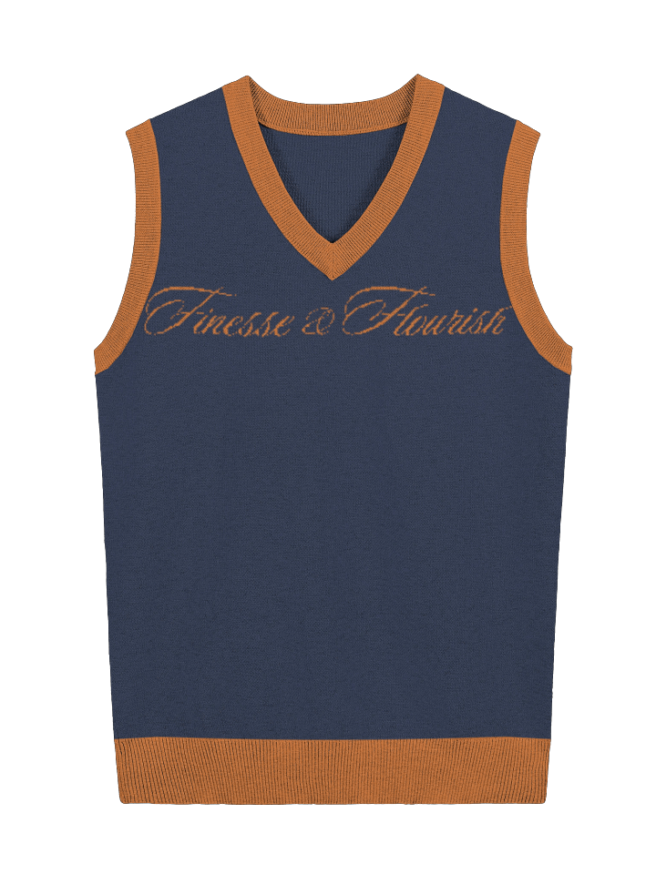 F&F Signature Rivalry Knitted V-Neck Vest product image (1)