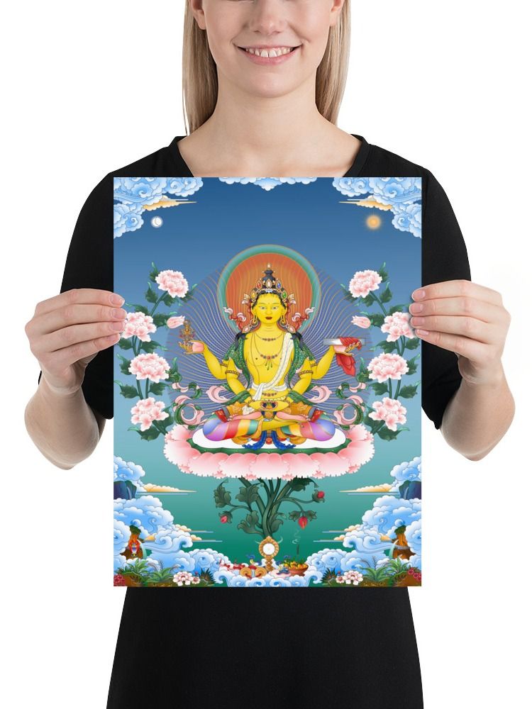 Prajnaparamita thangka canvas print product image (3)