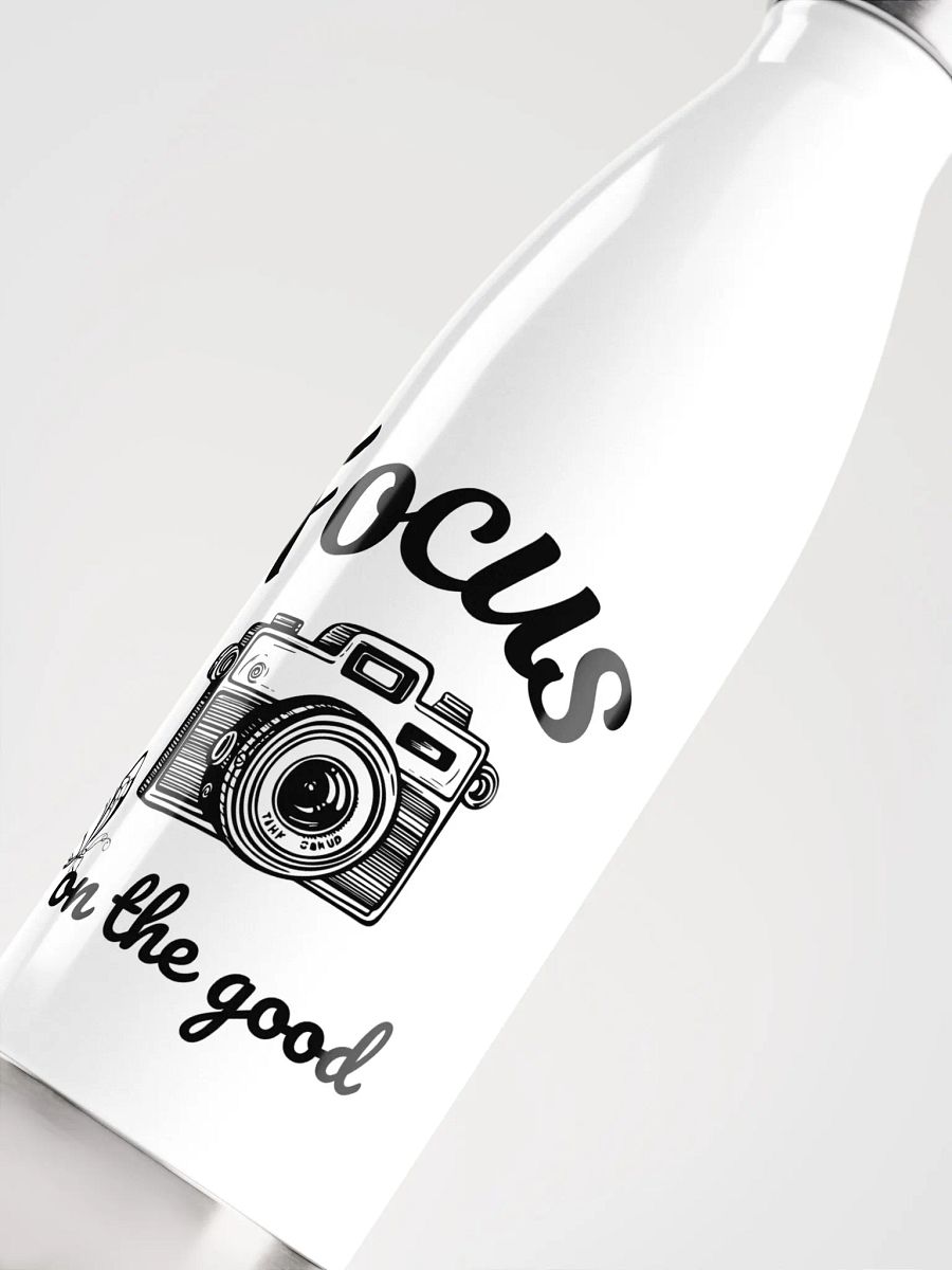'Focus on the Good' Steel Water Bottle product image (3)