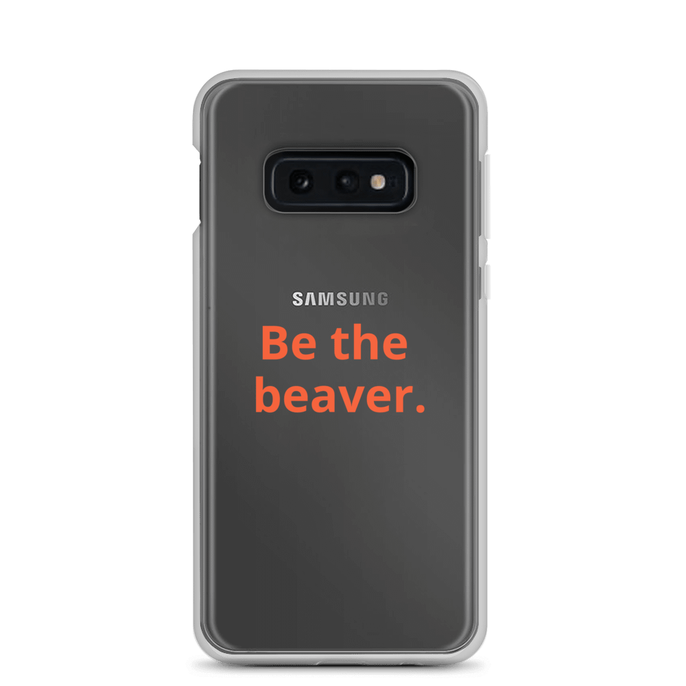 Be the beaver - Clear phone case product image (3)