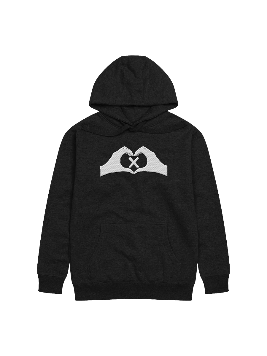 Heartfelt Love "X" Embroidered Unisex Premium Hoodie product image (5)