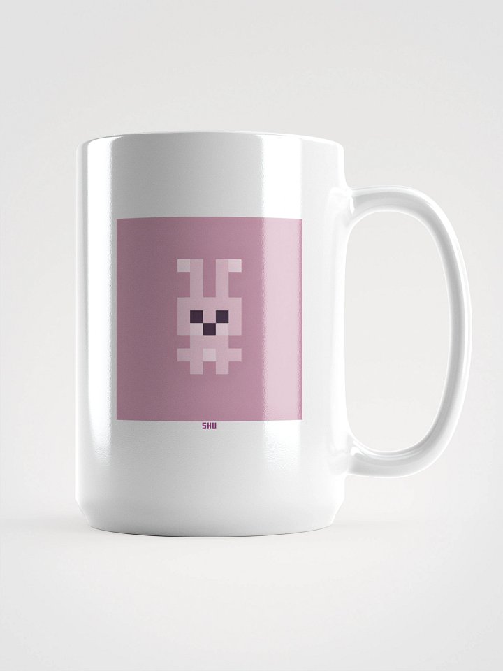 AR Shu Rabbit Pixel Glossy Mug 15 oz product image (2)