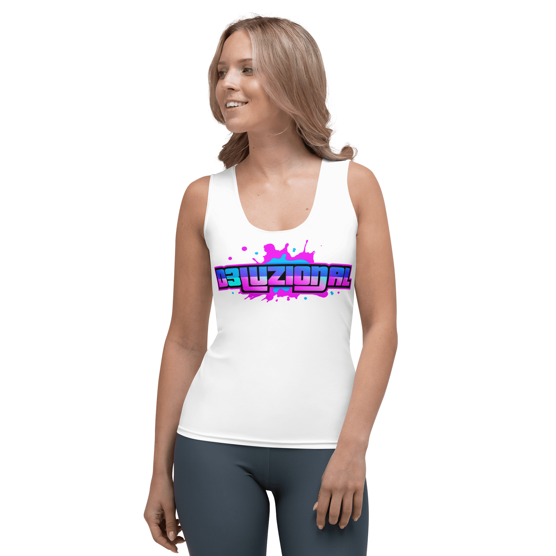 DJ D3LUZIONAL WOMEN'S FITTED TANK product image (1)