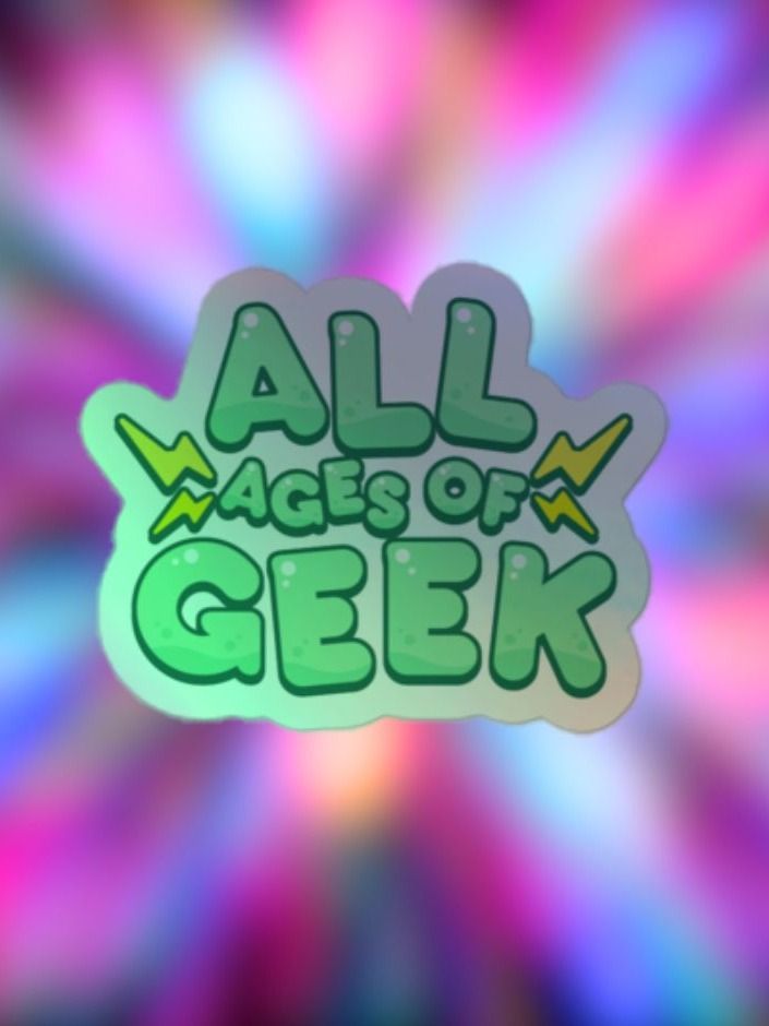 All Ages of Geek Shiny Sticker product image (1)