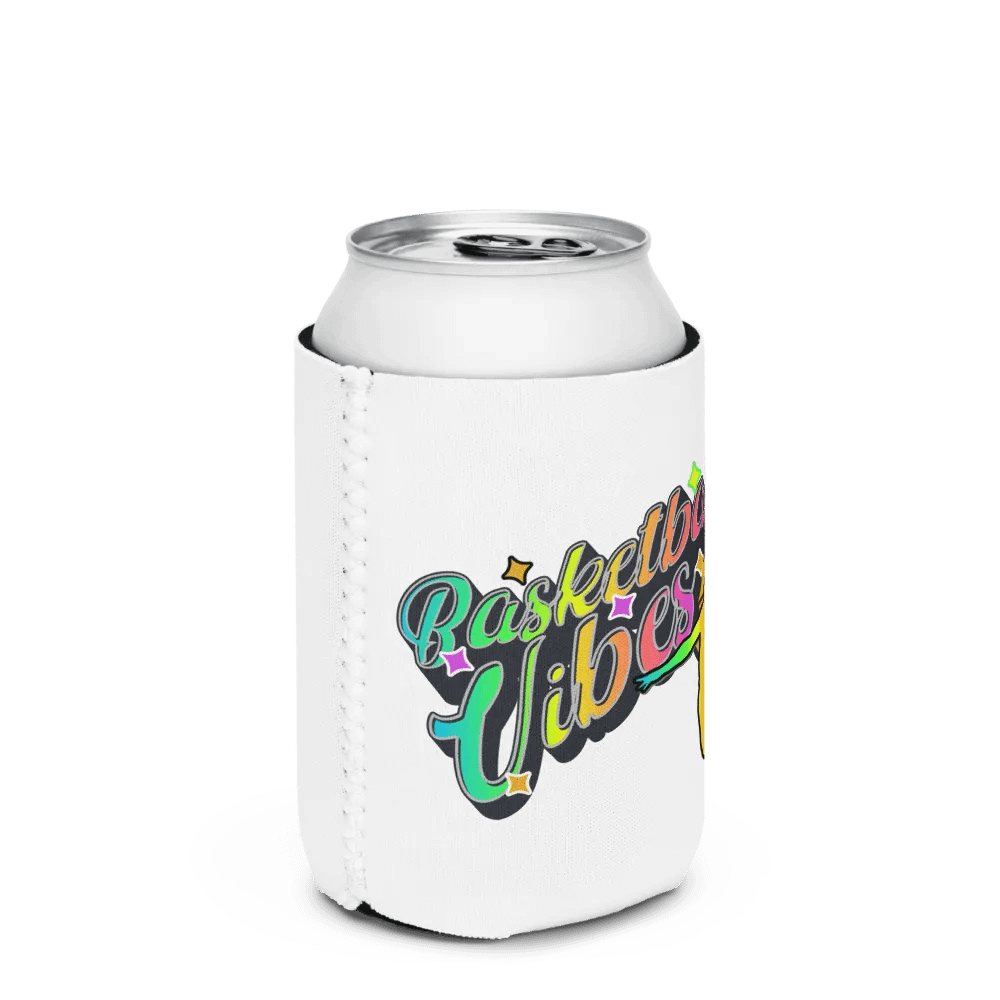 Basketball Vibes Rainbow Can Cooler product image (2)