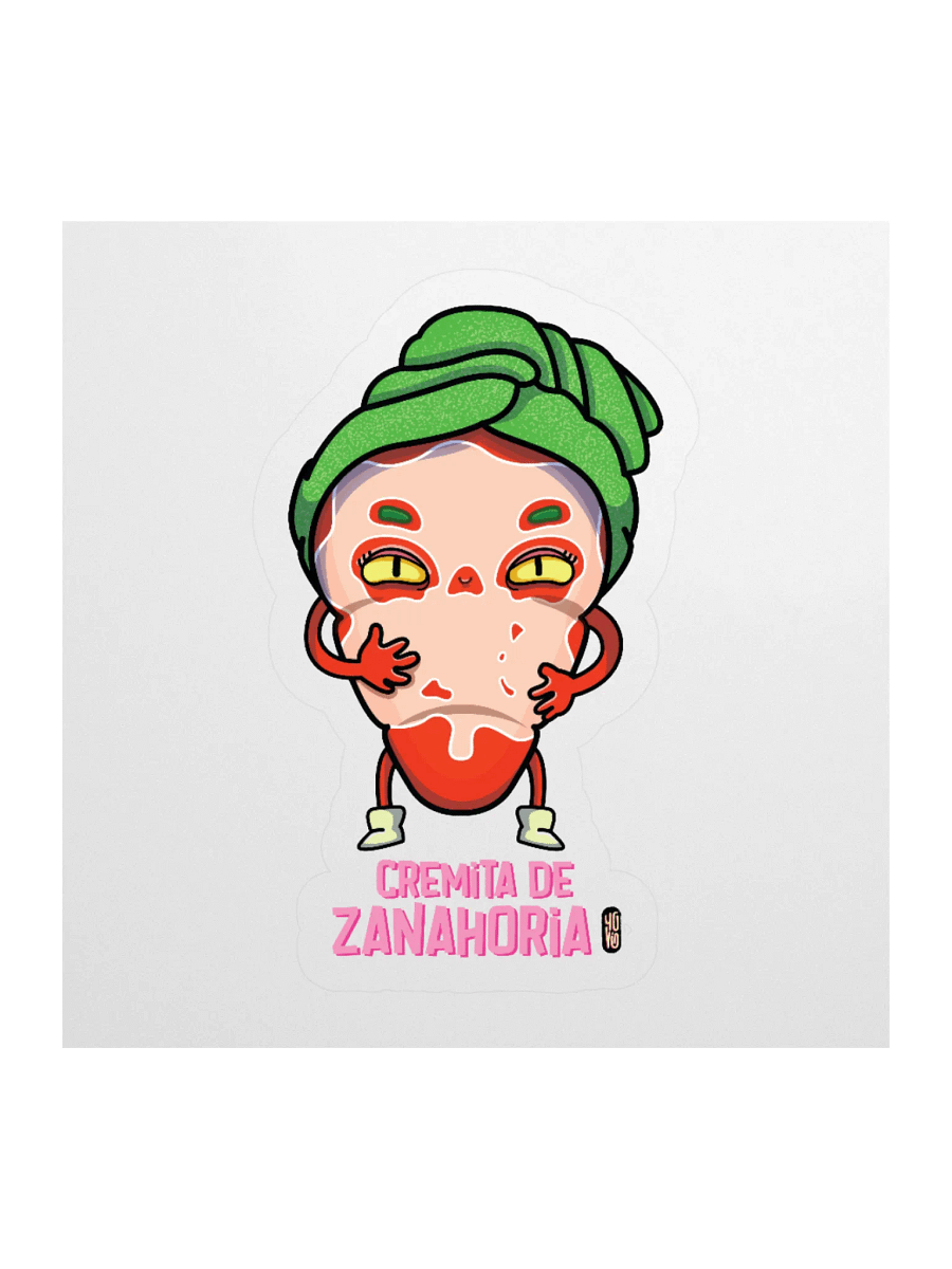 Cremita de Zanahoria - Sticker (Kiss Cut) product image (1)