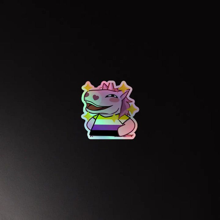 NB Pride Holographic Sticker product image (4)