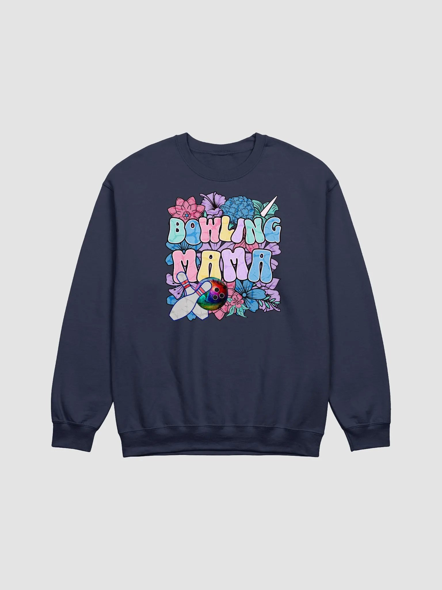 Bowling Mama Floral Crewneck Sweatshirt product image (13)