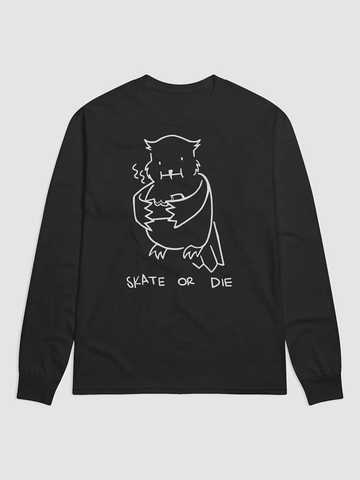 Skate or Die Champion Long Sleeve T-Shirt (Black) product image (1)