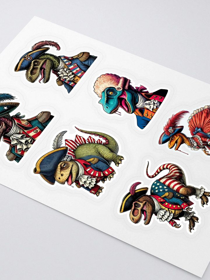 New American Dinosaur Sticker Set product image (2)