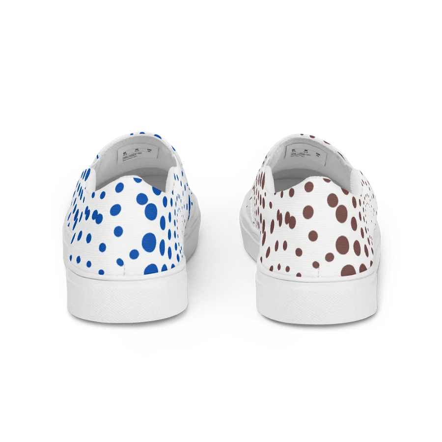 Blue Brown Men's Slip-On Canvas Shoes product image (4)