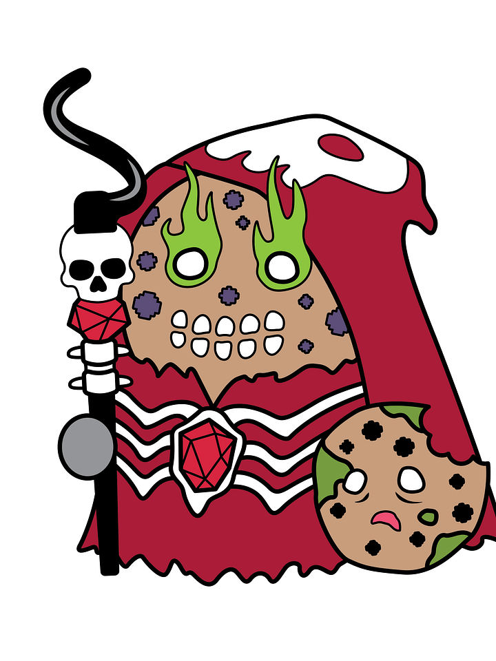 Glow in the Dark Necromancer Pinny Pin product image (1)