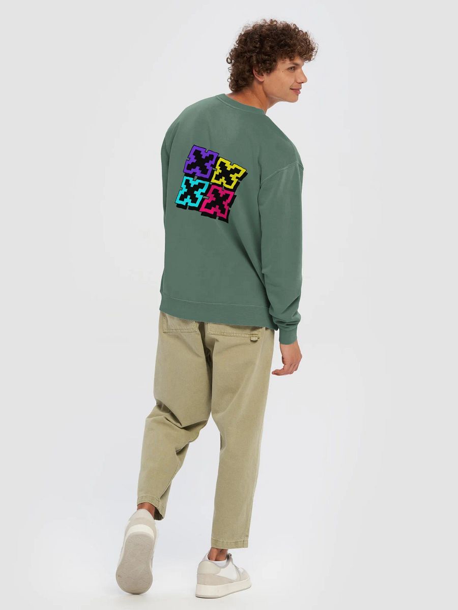 Prxss Thx Bxttxn! Garment-Dyed Sweater product image (4)
