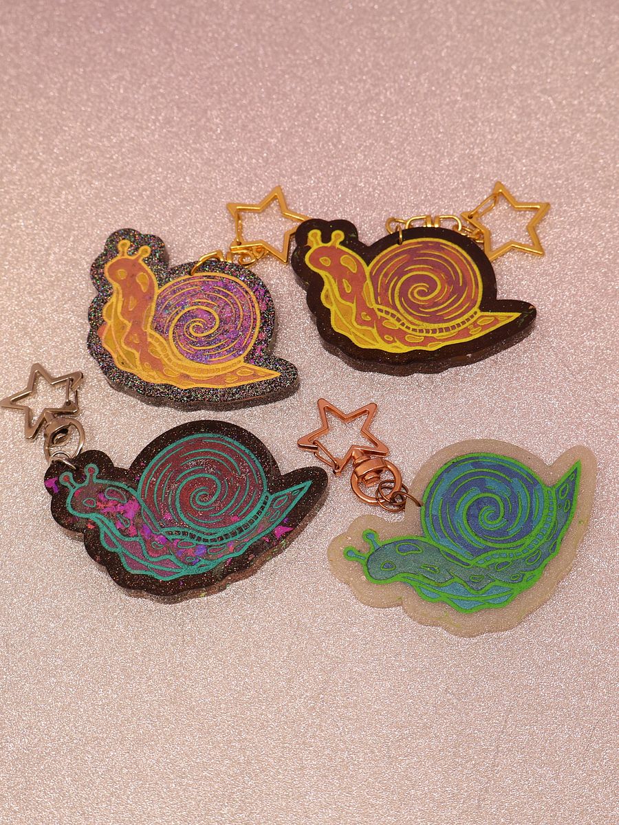 Space Snails Keychain product image (1)