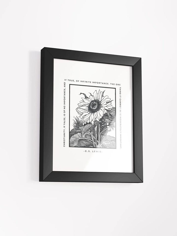 Christianity If True C.S. Lewis Quote Art product image (4)