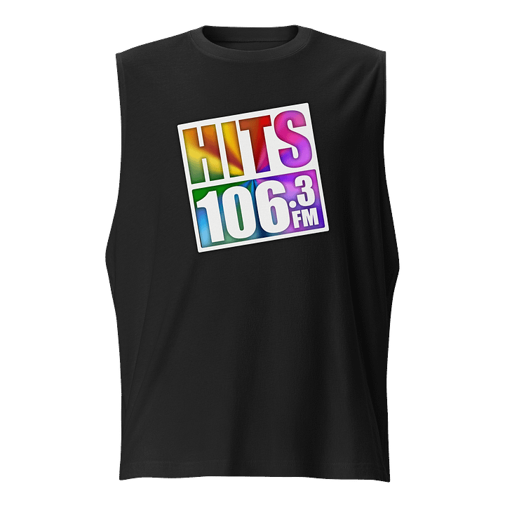 Men's Pride Black Muscle Tank product image (1)