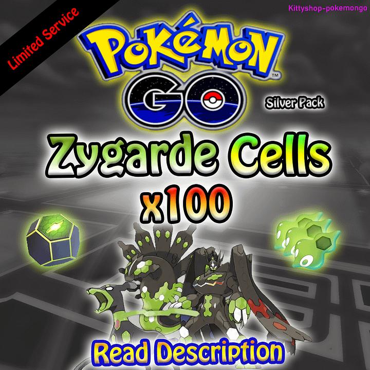 Pokémon Go! - Zygarde Cells x100 (Silver Pack) 100% Safe - Limited Offer✅ product image (1)