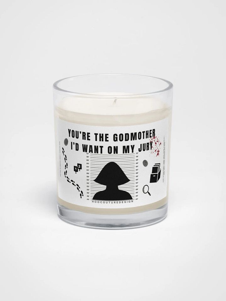 Funny gift for a godmother - On my jury - Soy wax vegan candle product image (2)